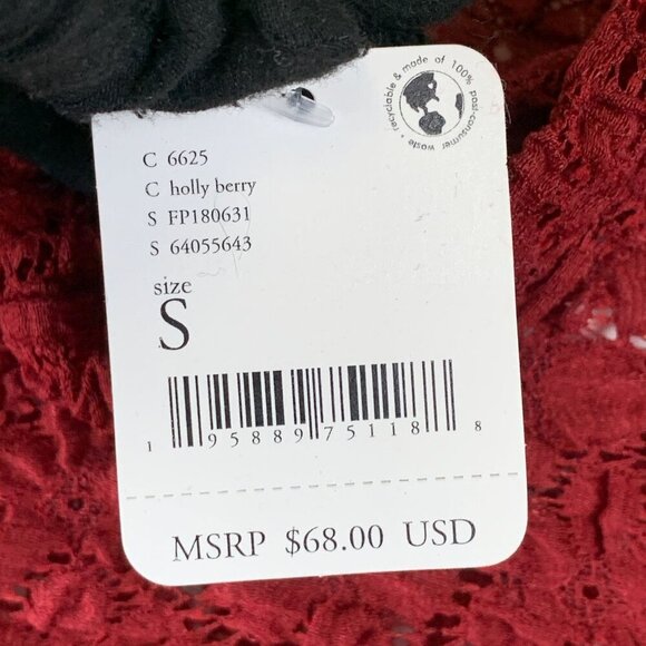 NWT Free People Day & Night Lace Bodysuit Size S - Picture 9 of 9